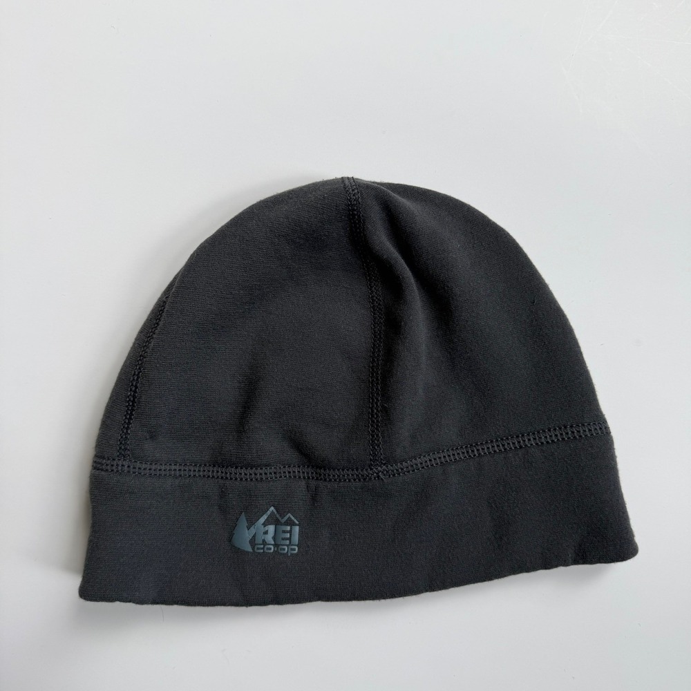 REI Co-Op Skull Cap Beanie Wool Blend Gray Outdoors Adult One Size